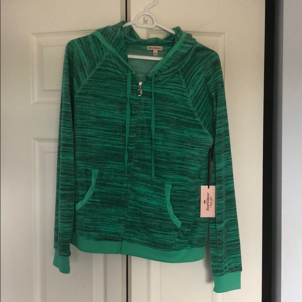 Juicy Couture hooded sport jacket with zipper